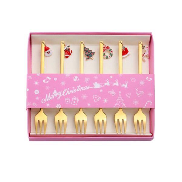 Stainless Christmas Cutlery Gift Set