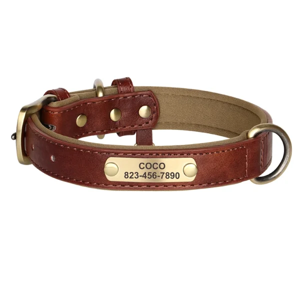 5745DC1CA767C71F18C7F2AE240A39F4.webp Personalized PU Leather Dog Collar Set