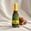 Plush Wine Bottle Chew Toy for Pets